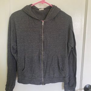 brandy melville zip up hoodie